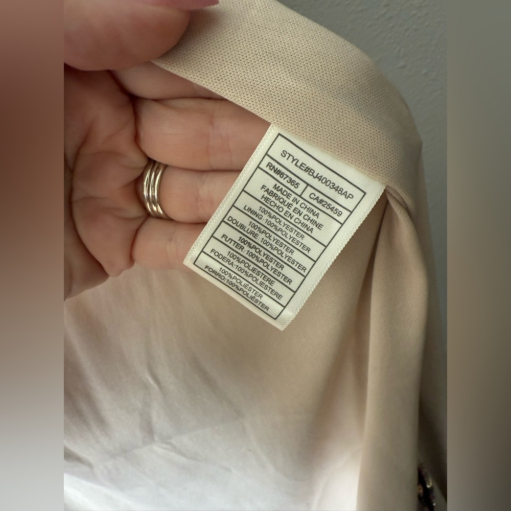 ANTHROPOLOGIE BB DAKOTA SHOW STOPPER ROSE GOLD SEQUIN CARDIGAN DUSTER 1X - Picture 8 of 10